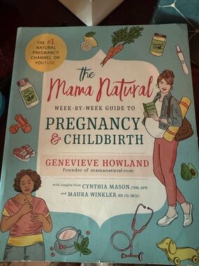 The Mama Natural Pregnancy & Childbirth by Genevieve Howland - Illustrated Guide